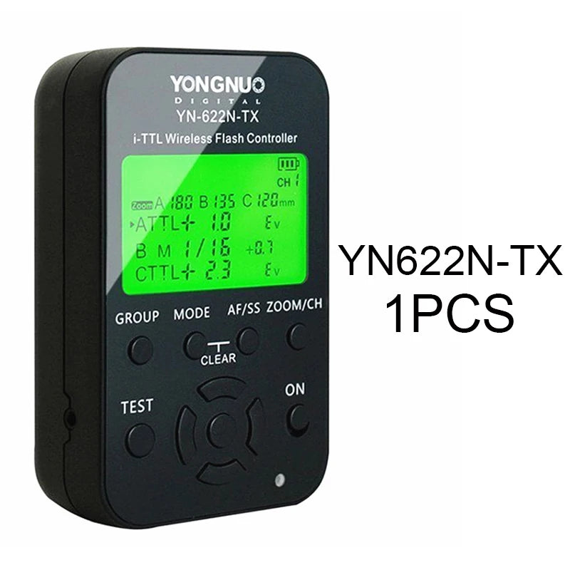 Yongnuo yn622n ii YN622N-TX yn622n kit i-tll flash sem fio gatilho transceptor para câmera nikon para yongnuo yn565 yn568 flash