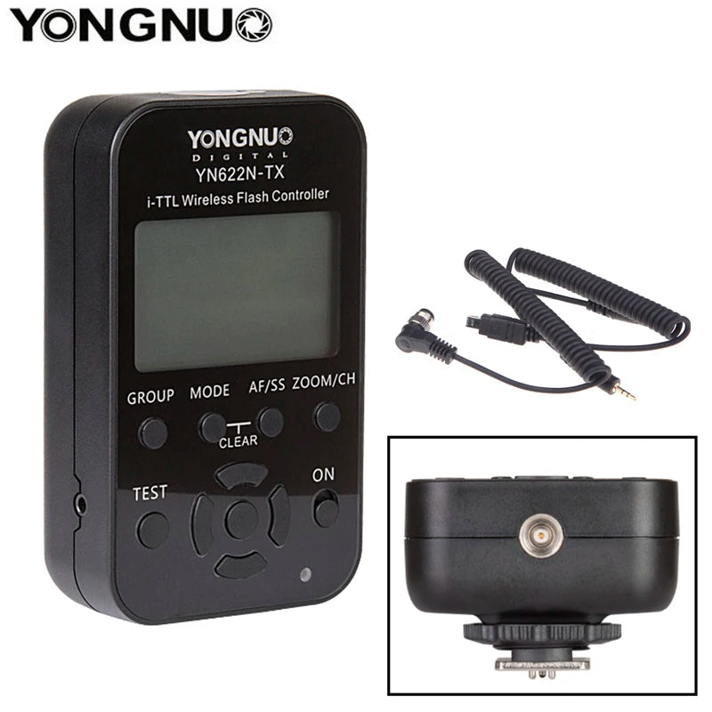 Yongnuo yn622n ii YN622N-TX yn622n kit i-tll flash sem fio gatilho transceptor para câmera nikon para yongnuo yn565 yn568 flash