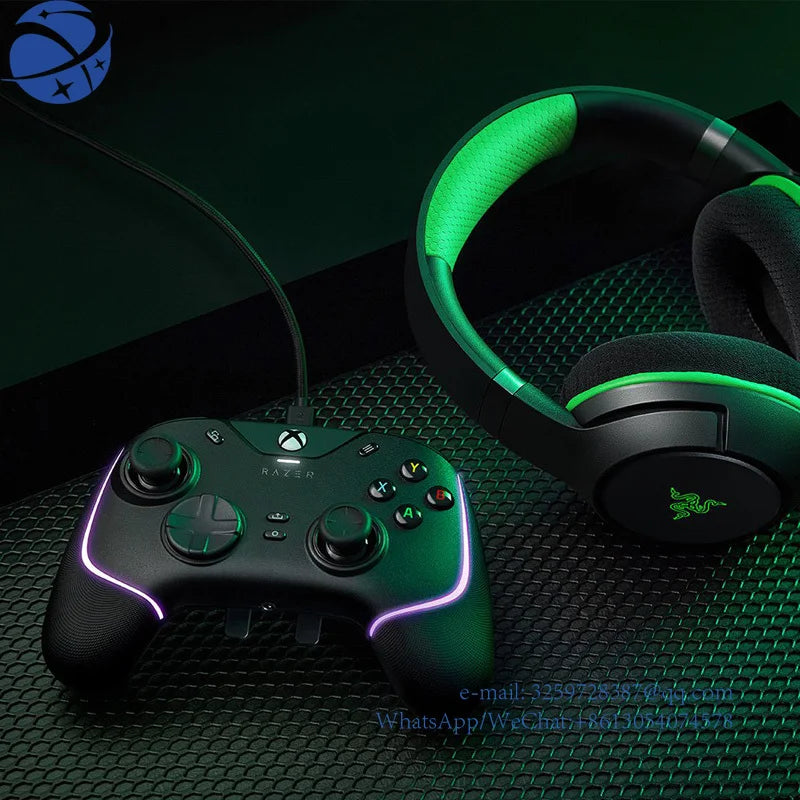 Yun YiRazer Gaming Pro Controlador, Wolverine V2, Chroma, Com fios, X Box, Série X, S, X Box One, PC