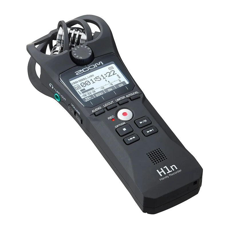 ZOOM-Handy Digital Voice Recorder, microfone estéreo áudio portátil, entrevista Mic, H1N, venda quente, original