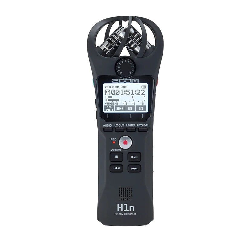 ZOOM-Handy Digital Voice Recorder, microfone estéreo áudio portátil, entrevista Mic, H1N, venda quente, original