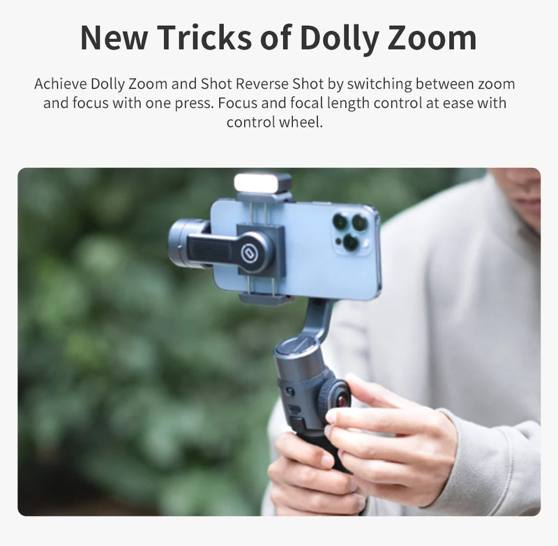 Zhiyun suave 5 combinação cardan estabilizador 3-axis tripé de mão para iphone android smartphone para vlogging youtube suave x 4 xr