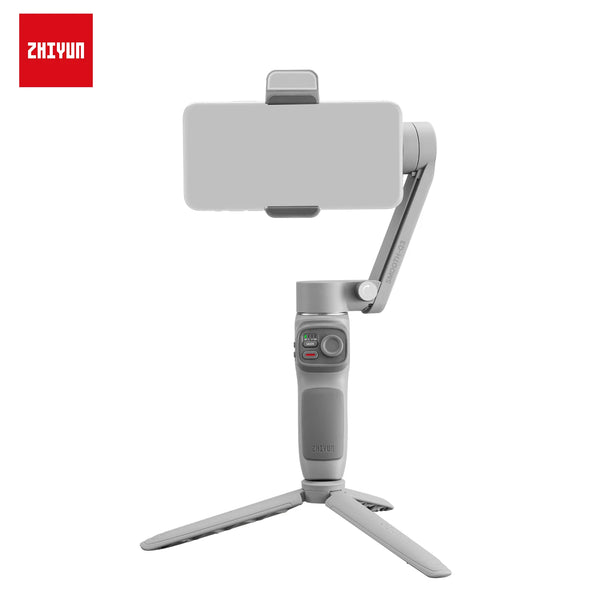 Zhiyun suave q3 estabilizar marthones cardan 3-axis telefone flexível com luz de preenchimento para iphone xiaomi samsung android