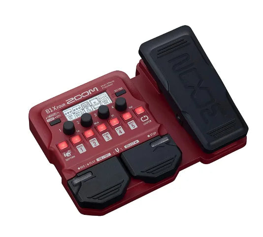 Zoom B1 Single Effect Guitarra Baixo, Processador Multi Effect, Pré-amplificador, Pedal de Efeito de Guitarra, Quatro B1X FOUR