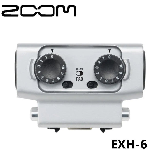 Zoom original EXH-6 duplo xlr/trs combinação entrada cápsula microfone para h5, h6, U-44, f4 e f8 portátil gravador digital
