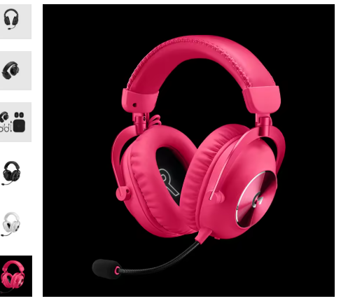 Logitech G PRO X 2 Wireless Bluetooth Tri-mode Gaming Headset Microphone GPX II 7.1 Surround Sound Computer Headphones Office