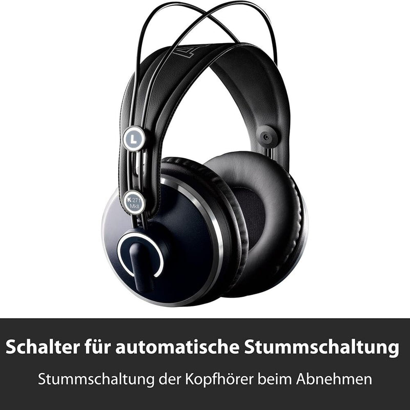AKG Pro Audio K271 MKII Over-Ear, Closed-Back, Professional Studio Headphones