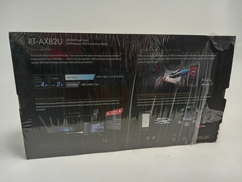 ASUS RT-AX82U V2 (AX5400) Dual Band WiFi 6 Extendable Gaming Router Sealed