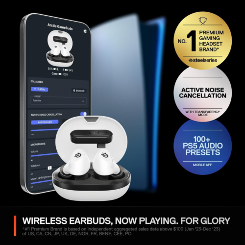 SteelSeries Arctis GameBuds™ for PlayStation - Wireless Gaming One Size