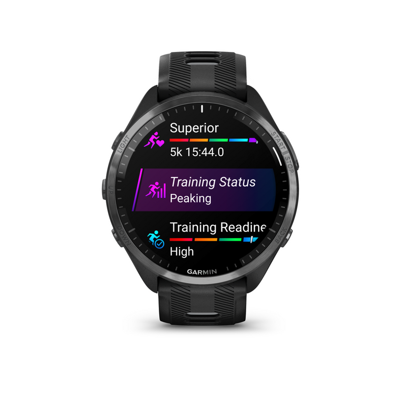 NEW Garmin Forerunner 965 GPS Running Smartwatch AMOLED DLC Titanium - In Stock