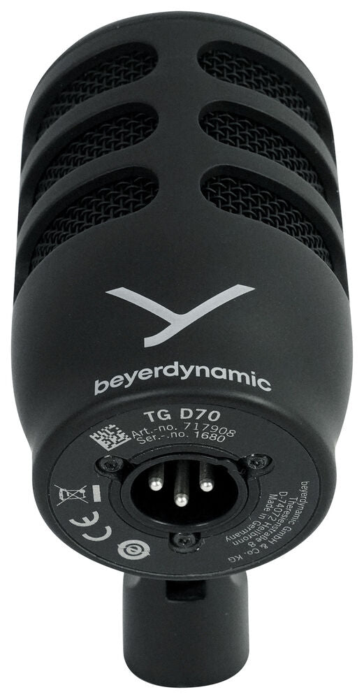 Beyerdynamic TG-D70 Dynamic Hypercardioid Kickdrum Microphone Kick Drum Mic