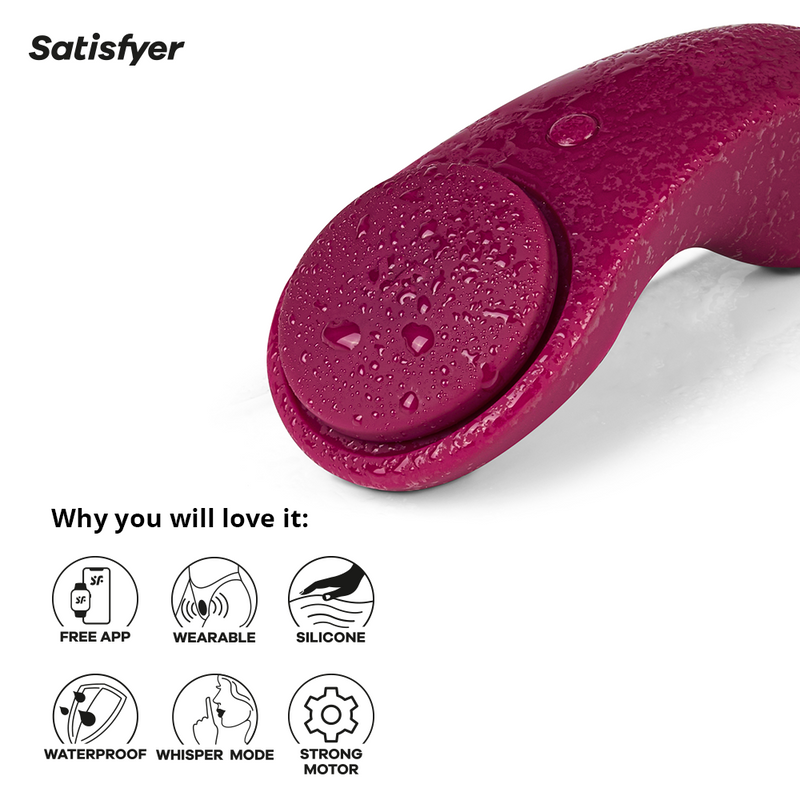 Satisfyer Sexy Secret Panty Vibrator with App Control - Clitoris Stimulator