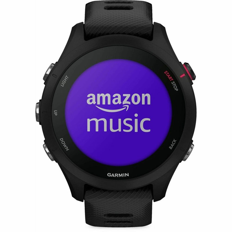 Garmin Forerunner 255S Music HRM With GPS Watch Black Running Padded Safety Road