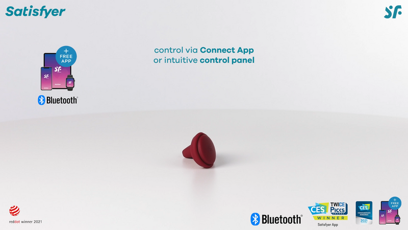 Satisfyer Sexy Secret Panty Vibrator with App Control - Clitoris Stimulator