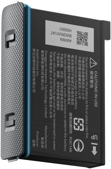 Insta360 X3 Original Battery 1800mAh Replacement/Spare for up to Extra 80 Time