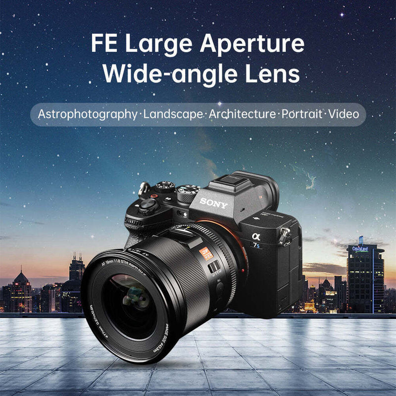 Viltrox 16mm F1.8 Full Frame Wide Angle Auto Focus Lens for Sony E-mount Cameras