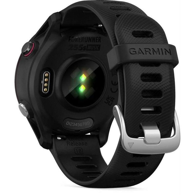 Garmin Forerunner 255S Music HRM With GPS Watch Black Running Padded Safety Road