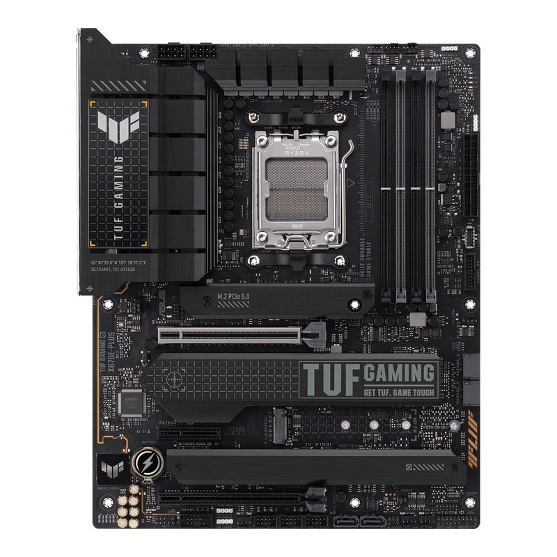 Asus TUF GAMING X670E-PLUS AMD AM5 Motherboard PCIe 5.0, DDR5 four M.2 slots