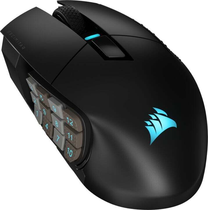 Corsair Gaming Mouse SCIMITAR ELITE RGB Wireless Gaming Mouse Gaming Mouse Black