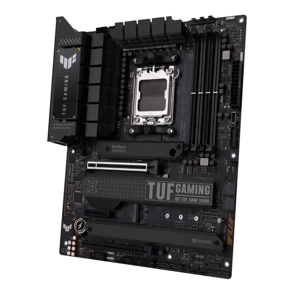 Asus TUF GAMING X670E-PLUS AMD AM5 Motherboard PCIe 5.0, DDR5 four M.2 slots