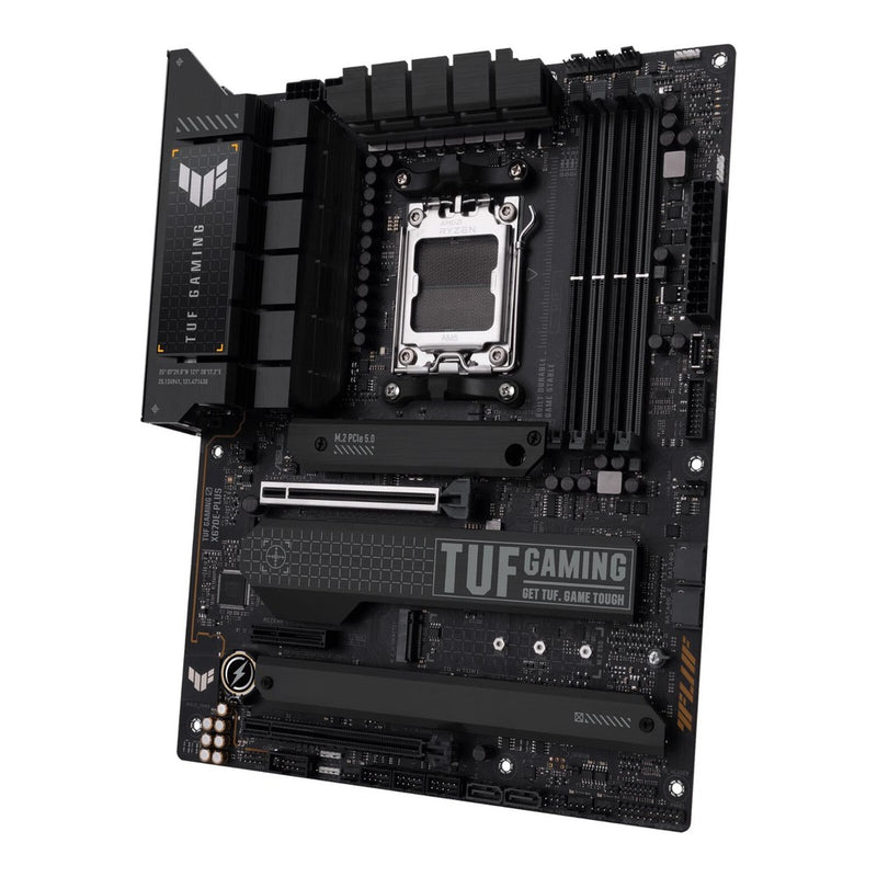 Asus TUF GAMING X670E-PLUS AMD AM5 Motherboard PCIe 5.0, DDR5 four M.2 slots