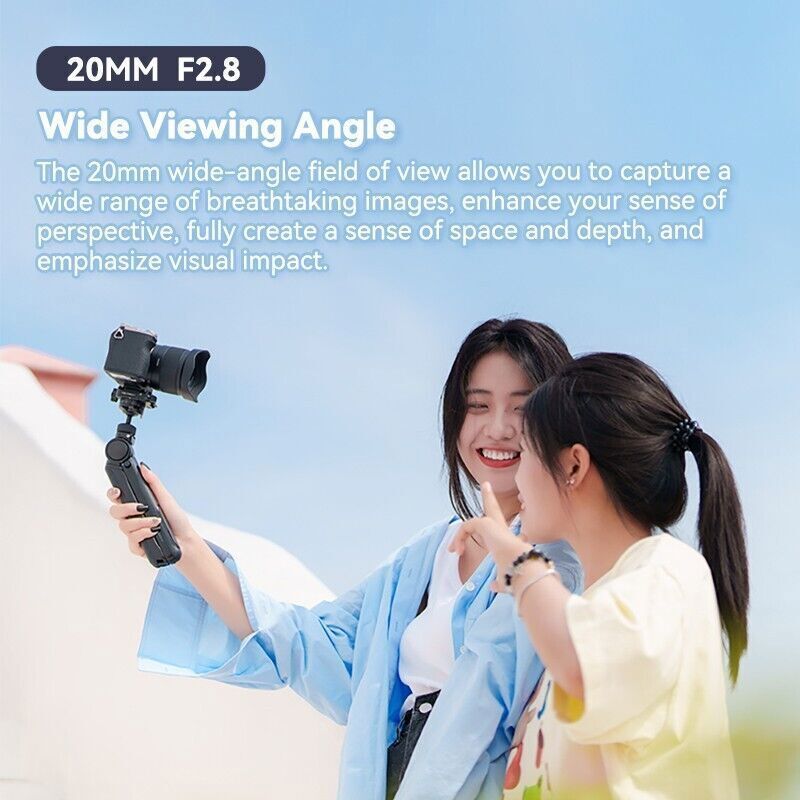 VILTROX 20mm F2.8 Auto Focus Full Frame Prime Lens Wide Angle For Nikon Z-Mount