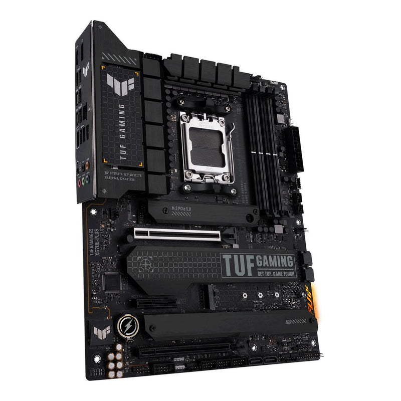 Asus TUF GAMING X670E-PLUS AMD AM5 Motherboard PCIe 5.0, DDR5 four M.2 slots
