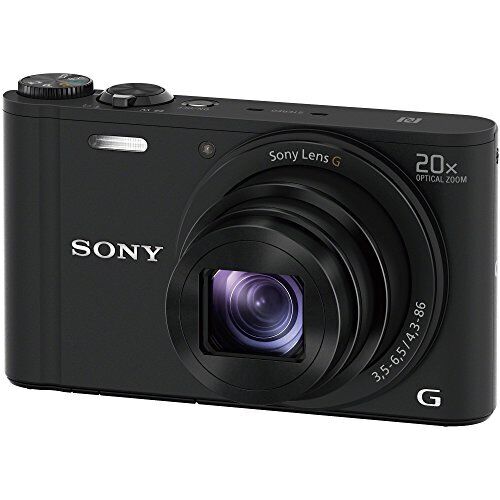 Sony Cyber-shot DSC-WX350 Digital Camera 18.2MP 20x Optical Zoom Black NEW