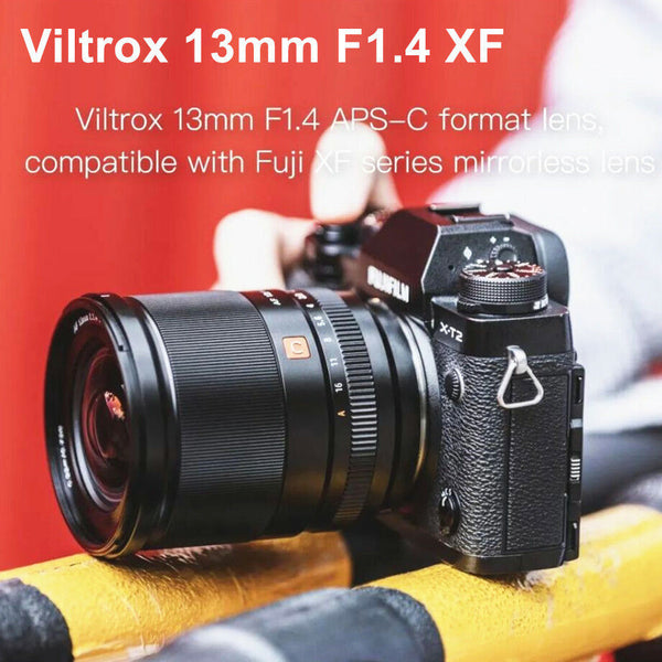 VILTROX 13mm F1.4 Auto Focus Super Format Lens For Fujifilm Fuji X mount Camera