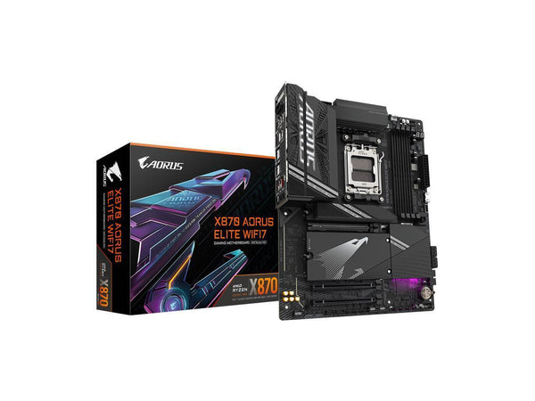 GIGABYTE X870 AORUS ELITE WIFI7 AM5 LGA 1718, ATX, DDR5, 4x M.2, PCIe 5.0, USB4,