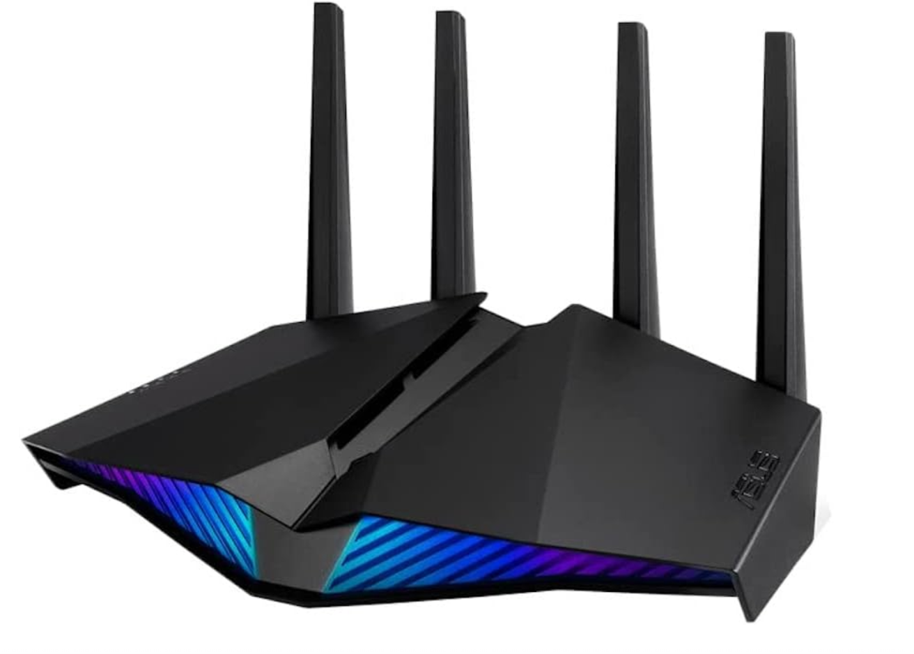 Router Gaming RT-AX com RGB / modelo AX5400 (compativel com jogos, modo Mobile Game e com PS5 /85176241/ RT-AX82U V2 (AX5400)