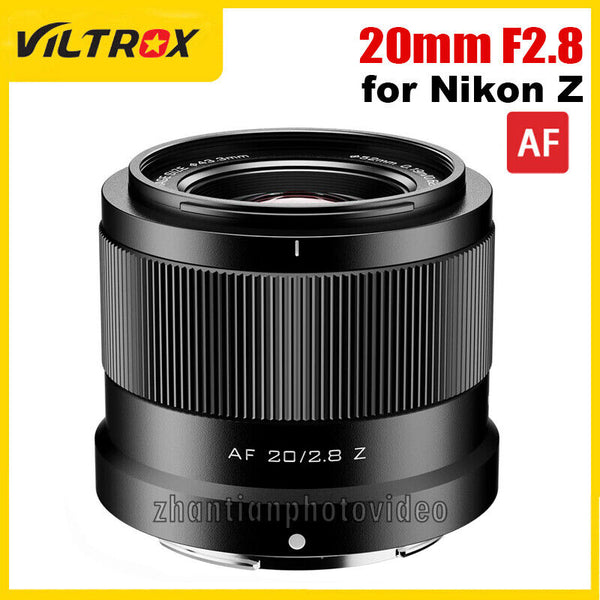 Viltrox AF 20mm F2.8 Auto Focus Full Frame Prime Lens For Nikon Z mount Cameras
