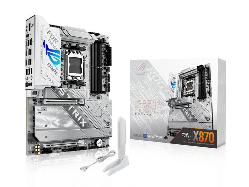 Placa-mãe ASUS ROG STRIX X870-A GAMING WIFI AMD AM5 X870 ATX 16+2+2 power stag-