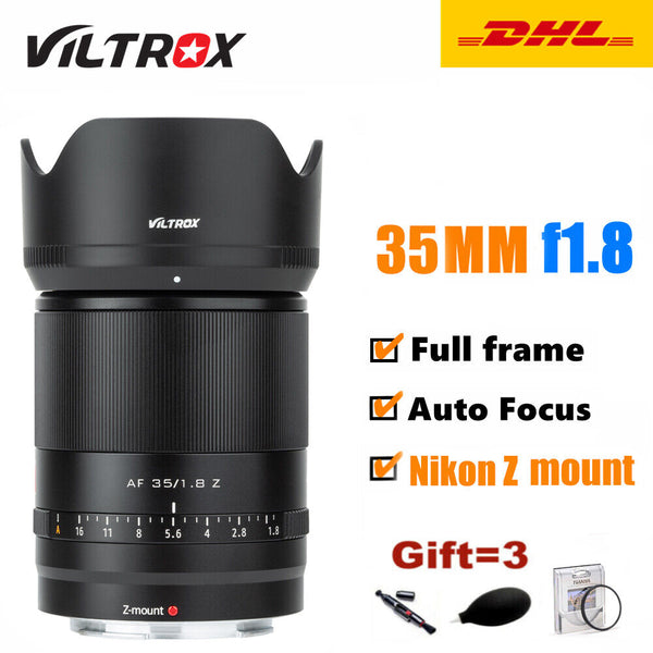 Viltrox 35mm F1.8 AF Full Frame Portrait Lens for Nikon Z mount Z5 Z6 Z7 II Z50