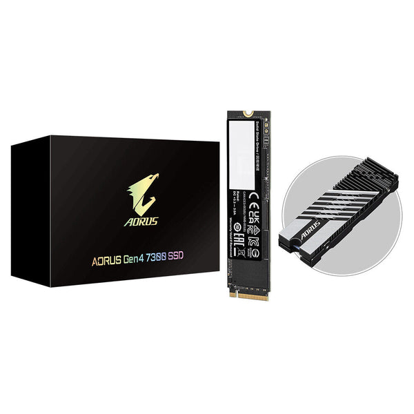 Gigabyte AORUS Gen4 7300 2TB, 2TB, M.2 SSD-