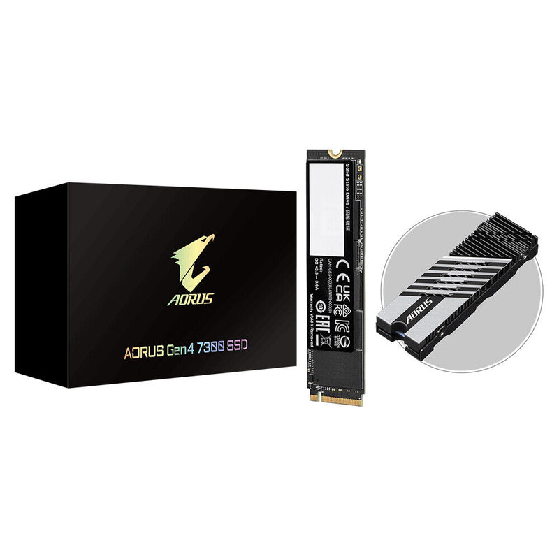 Gigabyte AORUS Gen4 7300 2TB, 2TB, M.2 SSD-
