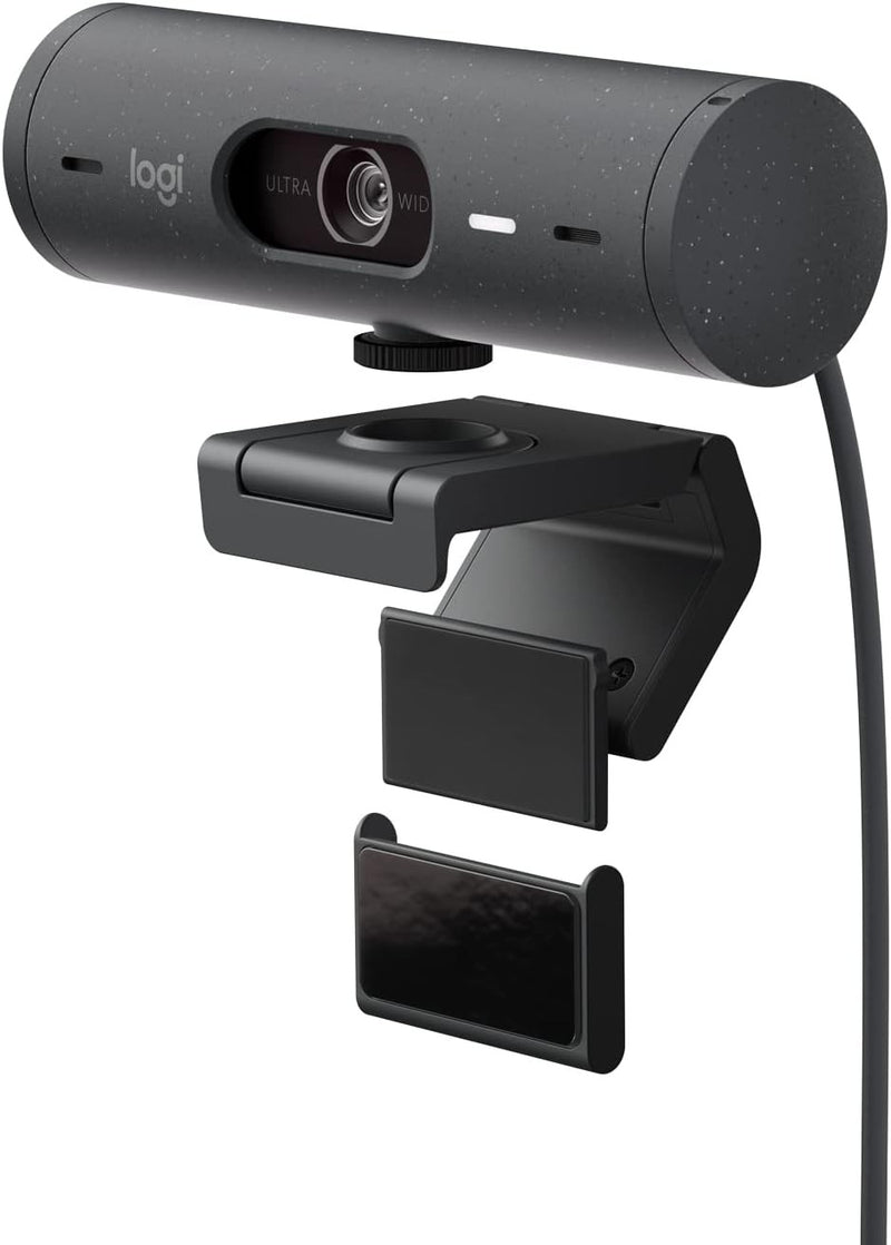 Logitech Brio 505 Full HD webcam with auto light correction, auto-framing, Show