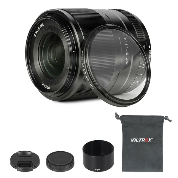 VILTROX 23mm f/1.4 X-Mount APS-C Lens Auto Focus for fujifilm X-Mount Camera