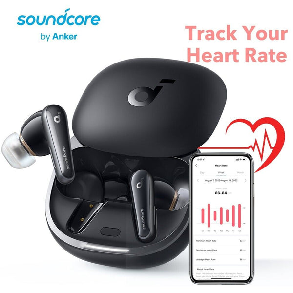 Soundcore Liberty 4 True Wireless Earbuds w/ Heart Rate Sensor Noise Cancelling