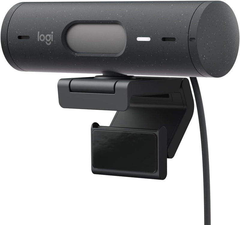 Logitech Brio 505 Full HD webcam with auto light correction, auto-framing, Show