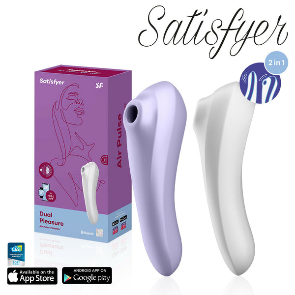 Satisfyer Dual Pleasure Air Pulse Vibrator - Sucks Clit Sex Toy for Women APP-