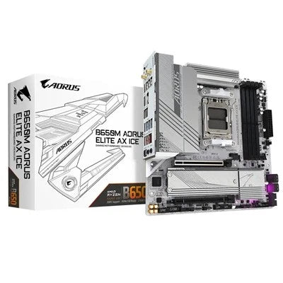 Placa-mãe Gigabyte B650M AORUS ELITE AX ICE Ddr5-