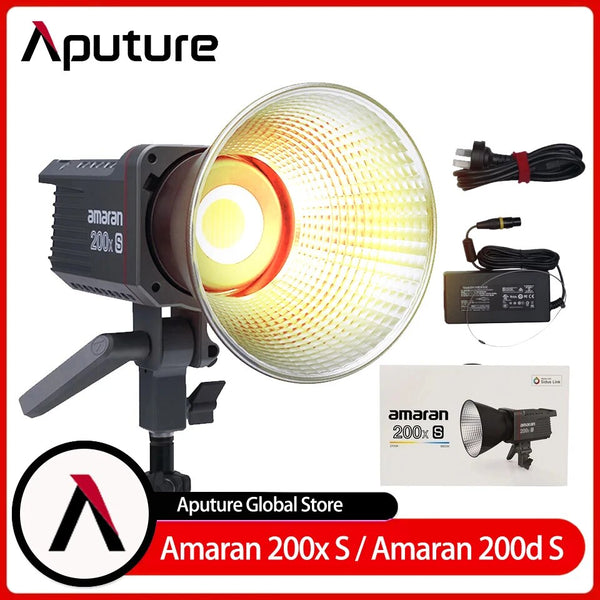 Aputure-Amaran 200x S Video Light, 200W, bi-color, iluminação de fotografia COB, controle Bluetooth App para gravação de filme, filmagem ao ar livre