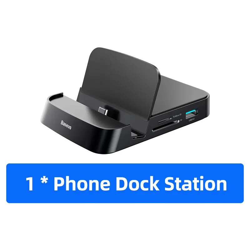 Baseus-Estação de Dock USB C HUB, Dex Station para USB 3.0, Compatível com HDMI, Samsung S20, Nota 20, Huawei P40, Mate 30, Tipo C