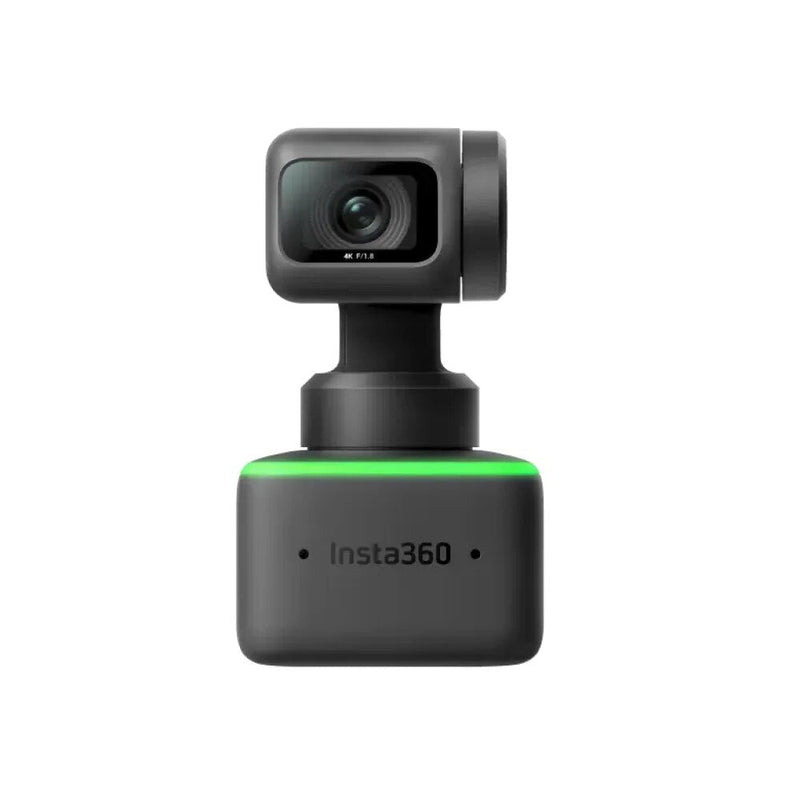 Insta360-Webcam com Sensor, Rastreamento AI, Controle de Gestos, HDR, Microfones com Cancelamento de Ruído, Modos Especializados, 1/2 ", Link - 4K