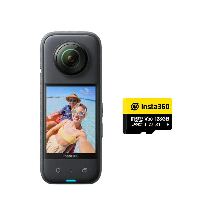 Insta360 x3-câmera de ação 360 à prova d'água com sensores de 1/2 "48mp, 5.7k 360 vídeo hdr ativo, foto de 360 de 72mp, lente única 4k
