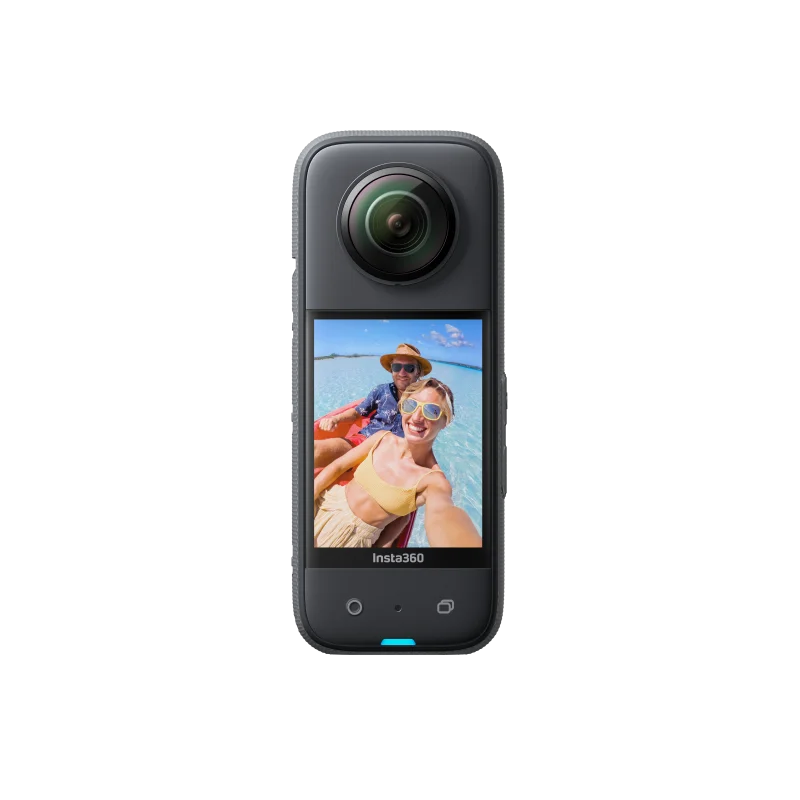 Insta360 x3-câmera de ação 360 à prova d'água com sensores de 1/2 "48mp, 5.7k 360 vídeo hdr ativo, foto de 360 de 72mp, lente única 4k