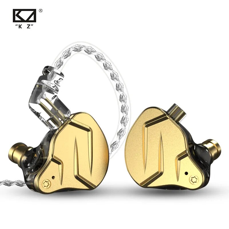 Kz zsn pro x metal fones de ouvido 1ba + 1dd tecnologia híbrida alta fidelidade graves no monitor fone esporte com cancelamento ruído