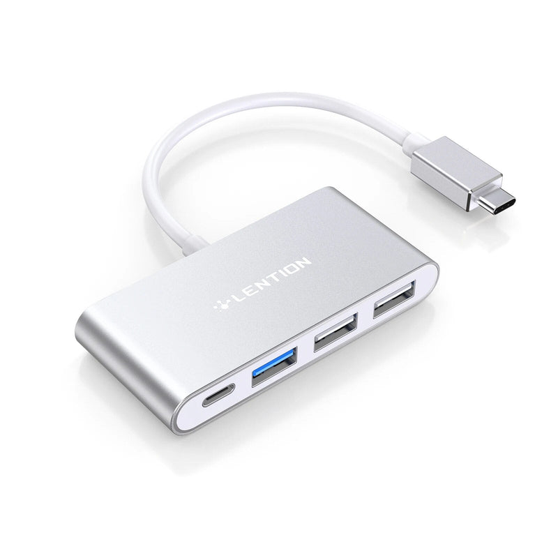 Lention 4-em-1 USB-C hub com tipo c usb 3.0 usb 2.0 compatível 2023-2016 macbook pro 13-16 adaptador de conexão multiport