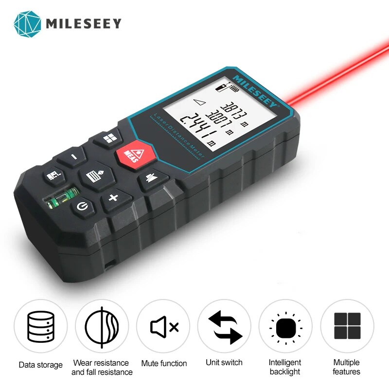MILESEEY X5 X6 trenas a laser ,medidor de distancia láser ,trena100 metro a laser, trena40metro a laser ,navio do armazém do Brasil, entrega rápida,trenas a láser,profissional treina digital a laser